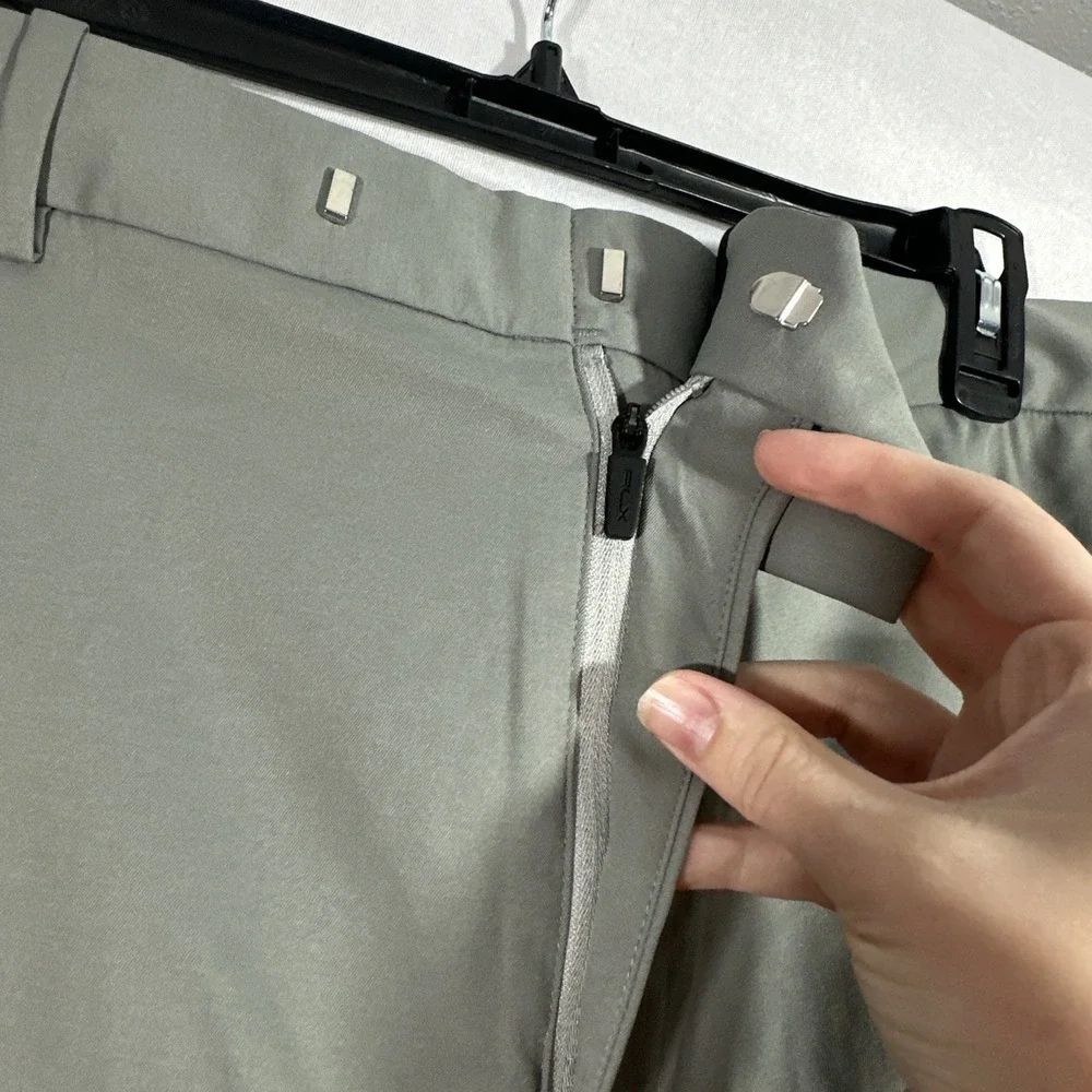 NWT $115 Rlx Ralph Lauren [ 38 ] Golf Tailored Fit Performance Shorts Grey U1663